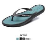 Portable Mens Sports Slippers , High Stretch EVA Footbed Flip Flops