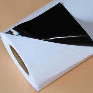 Quality Printable 80mic black glue Self Adhesive Vinyl Sticker Roll For Outdoor Advertising wholesale
