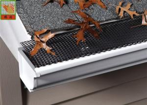 Quality Free Sample Plastic Construction Netting Black PE Gutters Cover Easy Install 5MM * 5MM Hole Szie wholesale