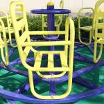 114mm Galvanized Steel Outdoor Physical Fitness Equipment Multifunctional