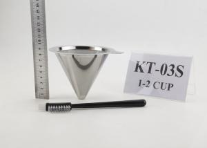 Quality Sliver Reusable Pour Over Coffee Dripper With 1-2 Cups Customized Logo wholesale