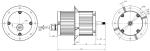 Industrial BLDC Fan Motor W89127 24V / 36V / 48VDC