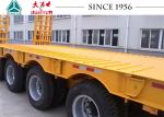 Heavy Duty 40FT Low Bed Trailer 150 Tons Big Payloads For Carrying Containers