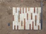 White Yellow Fine Strip Quartzite Stone Veneer for Hotel / Retail Shops Decor