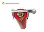 Roller Concrete Batching Plant Parts Suspended Grooved Idler B=380 D=108