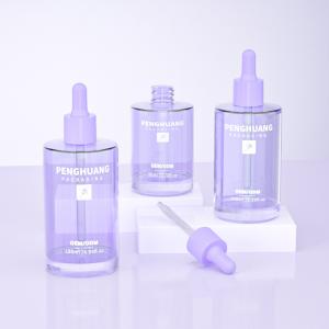 Quality Luxury Cosmetic Packaging Container 80ml 100ml 120ml Large Capacity Serum Dropper Bottle wholesale
