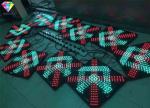 Red Cross Green Arrow Traffic LED Display Traffic Warning Signal Light 400*400