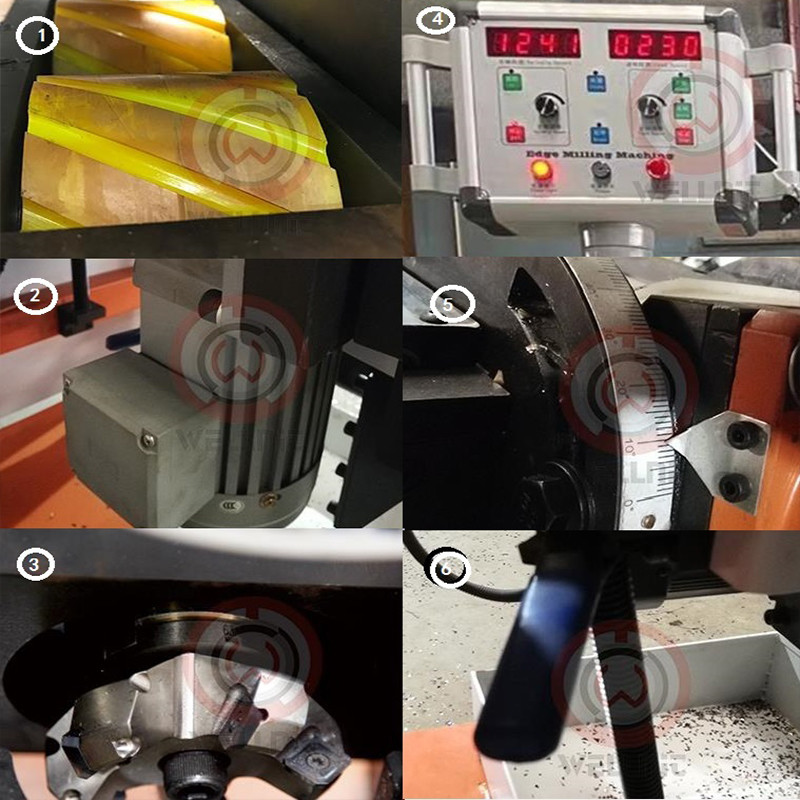 Fully Automatic Traveling Plate Edge Milling Machine 1500r/Min Feed