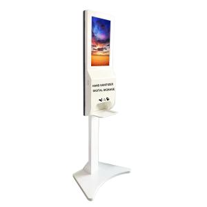 Quality Hand Sanitizer 230W 450cd/m2 21&quot; Lcd Digital Signage Totem wholesale