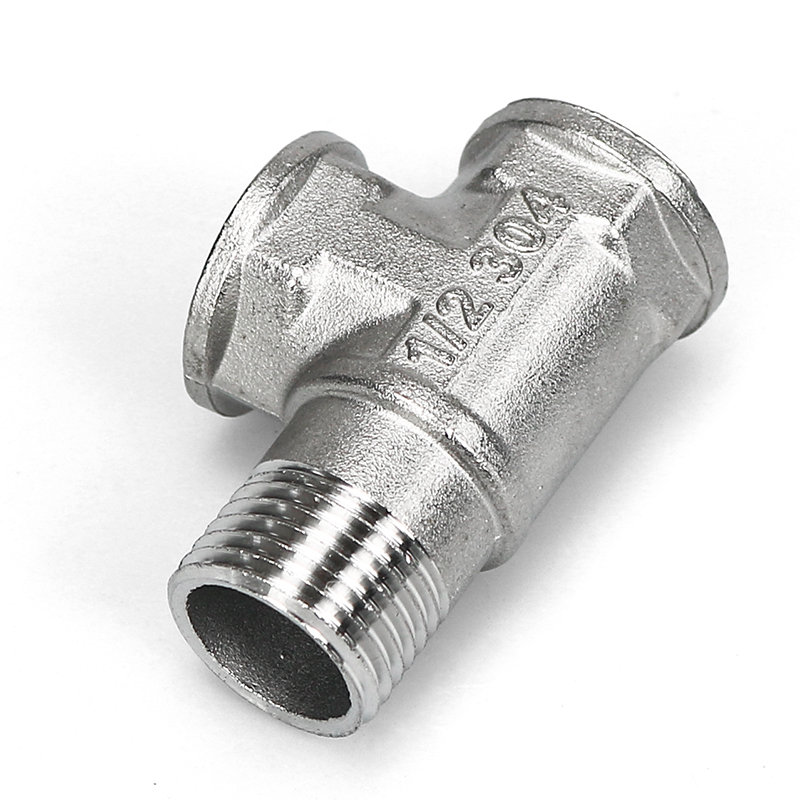 ANSI DIN Pipe Line Accessories Male Female T Shaped Nipple Stainless Steel T Pipe Fittings