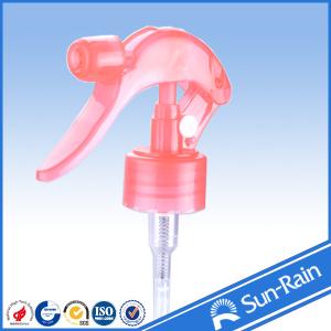 Quality Custom Red chemical resistant trigger spray heads , bottle spray pump trigger wholesale