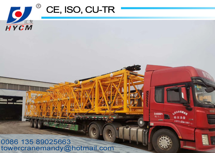 55m Tower Crane Jib Length 380V/50Hz Topless Tower Cranes 160m Max. Lifting Height Types of Tower Cranes