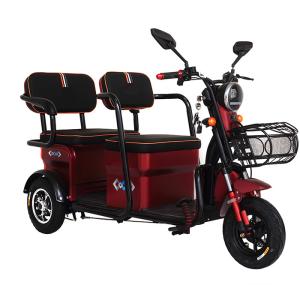 Quality 800W/1000W/1200W electric motor red color 3 wheel electric scooter for adults wholesale