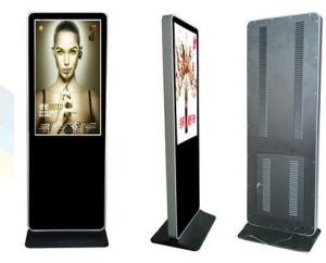 China Audio 4G Touch Screen Digital Signage 32 Inch , Adjustable Free Stand LCD Display on sale