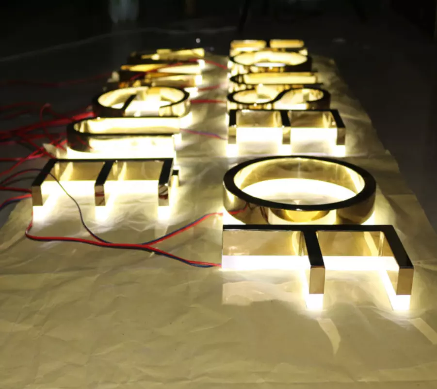 Hot Sales Custom Acrylic Logo Sign 3D Letter Illuminated Sign Electronic Signs 3d Aacrylic Logo