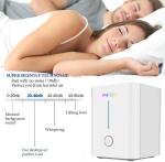LED Disinfection And Active Carbon UVC Tabletop Air Purifier