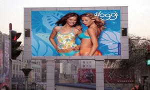 Quality 1R1G1B P10 Outdoor Led Advertising Billboard With Wide Viewing Angle Pixel 348 wholesale