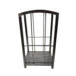 Sliver Standing Indoor Stainless Steel Firewood Rack/Fireplace Parts/Stove