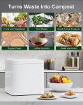 Desktop Kitchen Composter Machine Eco Friendly With Air Switch Control