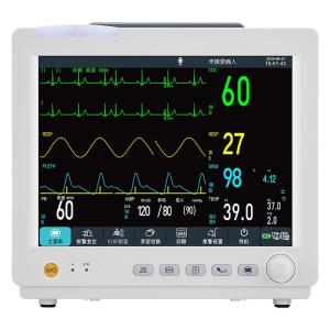Quality Hospital ICU Patient Monitor Pulse Oximeter Machine 12.1 Inch One Year Warranty wholesale