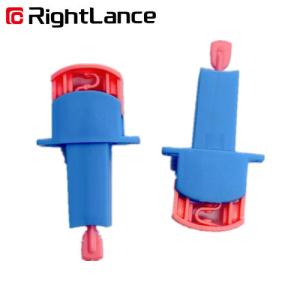 Quality Pink Blue Disposable Diabetic Lancets 33g 1.5mm Independently Use wholesale