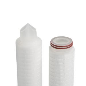 Quality 80℃ Pleated Filter Cartridge For Flowing Hot Water Sterilization 5 - 40 Inch Length wholesale