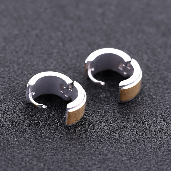 High Quality Wholesale gold Earrings Designs Stainless Steel Clip On Earrings