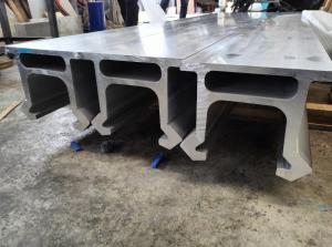 Quality SIMBA Aluminum Feed Beam Extruded Profiles 3500MM BMH200 wholesale