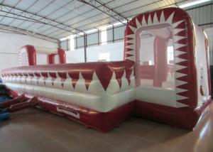 Quality 72 Square Meters Inflatable Soccer Game , UV Resistance Inflatable Football Field wholesale