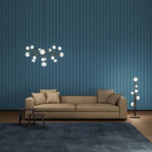 Quality Nabila Rectangular Round Chandelier For Dining room Bar Kitchen sputnik chandelier(WH-MI-218) wholesale