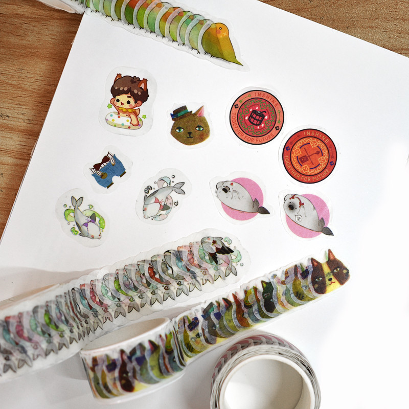 Japanese Washi Masking Tape Custom Printed Die Cut Washi Tape