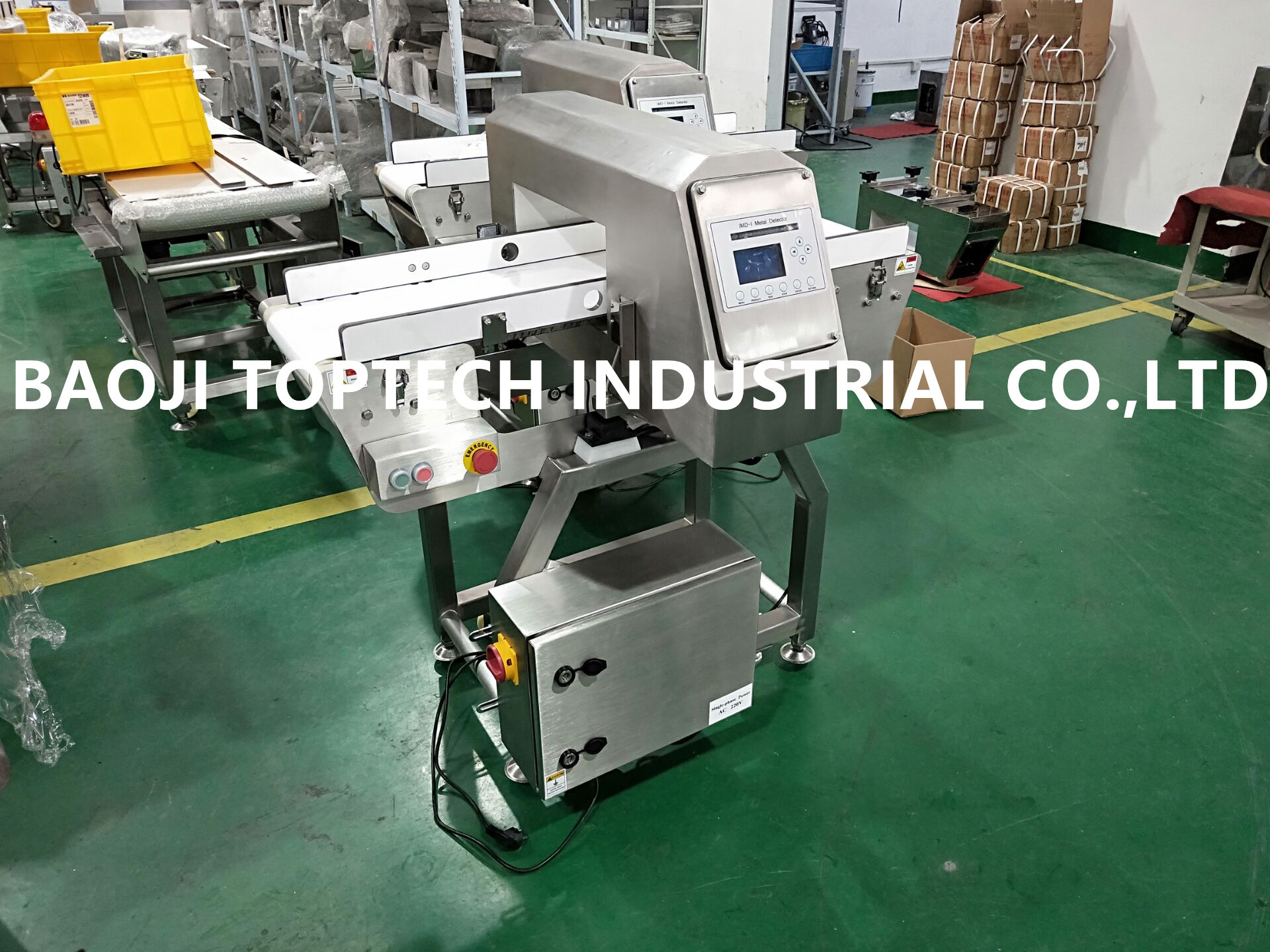 High Accuracy Conveyor Tunnel Metal Detector for Foods (factory price)