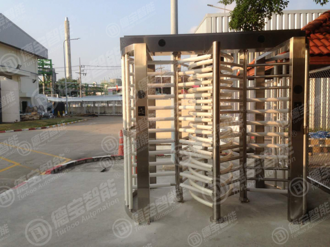 fingerprint turnstile Full stainless steel single pass site Full Height Turnstile 3