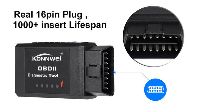 Mini Elm327 Obd2 Diagnostic Scanner Code Reader Gsm Tracker Pic18f25k80 KONNWEI KW910