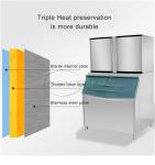 1000KG/24H Commercial Ice Cube Machine 3000W 1 Ton For Coffee Bar / Restaurant /