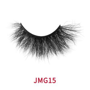 Quality Handmade Siberian 27mm Mink Fluffy Eyelashes With Naturally Drop wholesale
