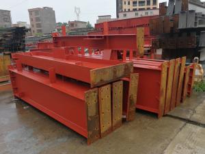 Quality Anti - Rust Red Primer Construction Steel Frame Customized Dimensions wholesale