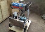 220v / 50hz Aluminum Bucket Dairy Milking Machinery With Mobile Wheel