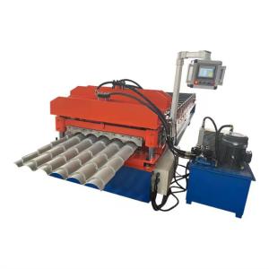 Quality Automatic thickness 0.3-0.8mm metal Glazed Tile Roll Forming Machine hydraulic forming machine wholesale
