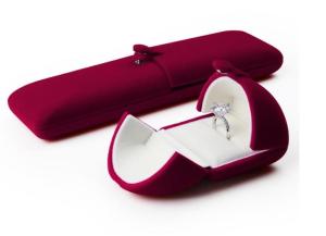 Quality Button Jewelry Velvet Box Great Presentation Necklace Pendant Packaging Display wholesale