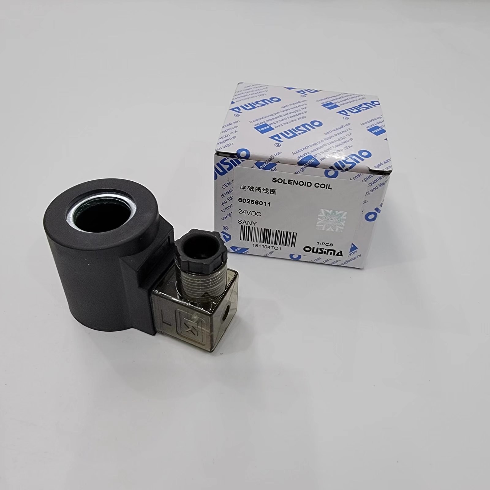 OUSIMA 60256011 Solenoid Valve Coil 24vdc For Excavator SANY