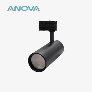 Quality Indoor Rotate Black Adjustable Spotlight 24W Three Phase Track Lighting wholesale