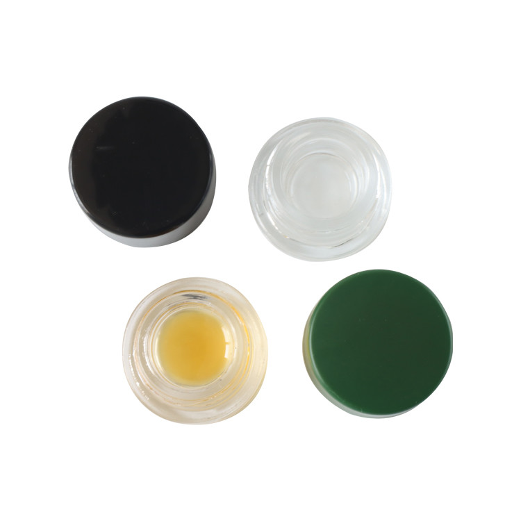 5ml 9ml Round Shape Glass Concentrate Jar Packaging for Concentrate Oil