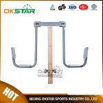 outdoor fitness equipment park wood outdoor leg stretcher