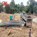 30TPH Portable Gold Trommel Wash Plant