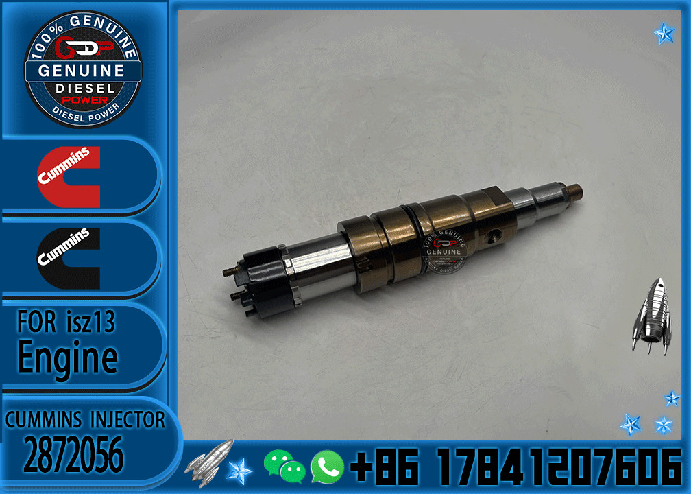 Construction Machinery PartsFuel Injector For ISZ13 Diesel 4327147 2872056 2872284 4397488For CUMMINS Diesel Engine