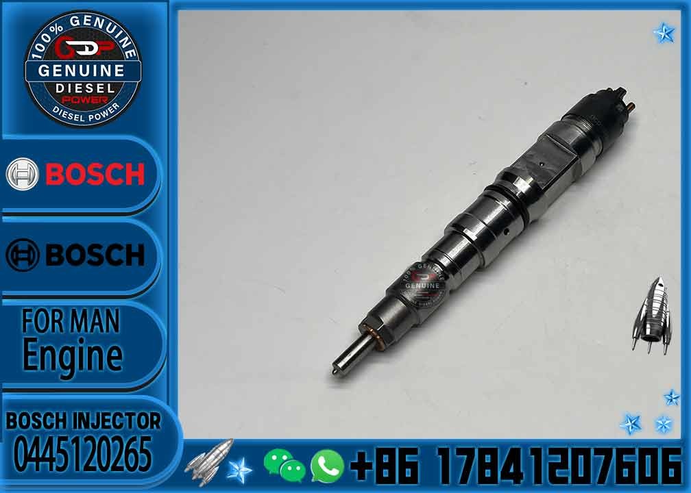 612630090001 612630090028 Common Rail Fuel Injector 0445120266 0445120265