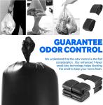Smart Trash Can Refill Bags 6 Pack Black Plastic Bag For Dustbin
