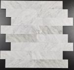 4mm Thickness Decorative Mosaic Tiles Glossy Rustic Grooving