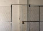 Heavy Duty Two Sides Industrial Storage Cage , Wire Mesh Storage Lockers Full